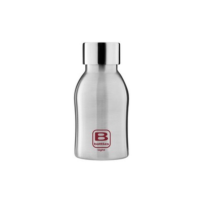 B Bottles Light - Steel Brushed - 350 ml - Bottiglia in acciaio inox 18/10 ultra leggera e compatta